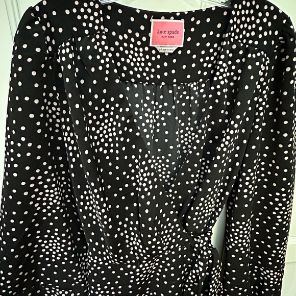 Kate Spade Festive Confetti Wrap Dress - Picture 6 of 7